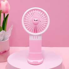 Quạt mini cầm tay 1 cái - Hồng - Xem 1