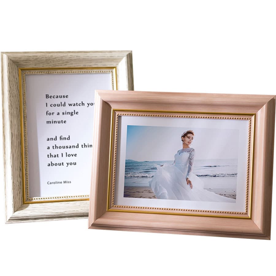 1 khung tranh 10 inch - Hồng - Xem 1