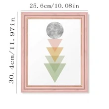 1 khung tranh 10 inch - Hồng - Xem 2