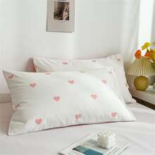 1pc Love Pattern Pillow Case