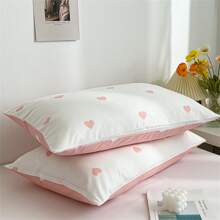 1pc Love Pattern Pillow Case