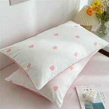 1pc Love Pattern Pillow Case