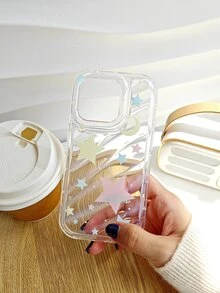 星星印花透明手機殼 - 彩色 - 查看 5