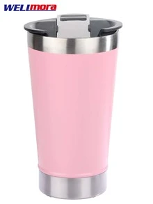 vaso termico de aislamiento 580 ml acero inoxidable doble pared - Morado - Ver 5