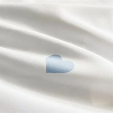 1 funda de almohada Love, almohada de piel cepillada, funda de almohada individual literaria, funda de almohada doble blanca, funda de almohada para estudiantes y parejas