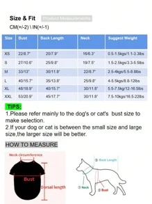1 áo lưới cho thú cưng mèo & chó có in hoa văn, thoáng khí và làm mát cho mùa hè - màu xanh lá - Xem 5