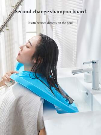 3入組/套可折疊便攜式洗髮水碗、軟管和排水管；簡易洗髮護理工具，無需彎腰家用洗臉盆