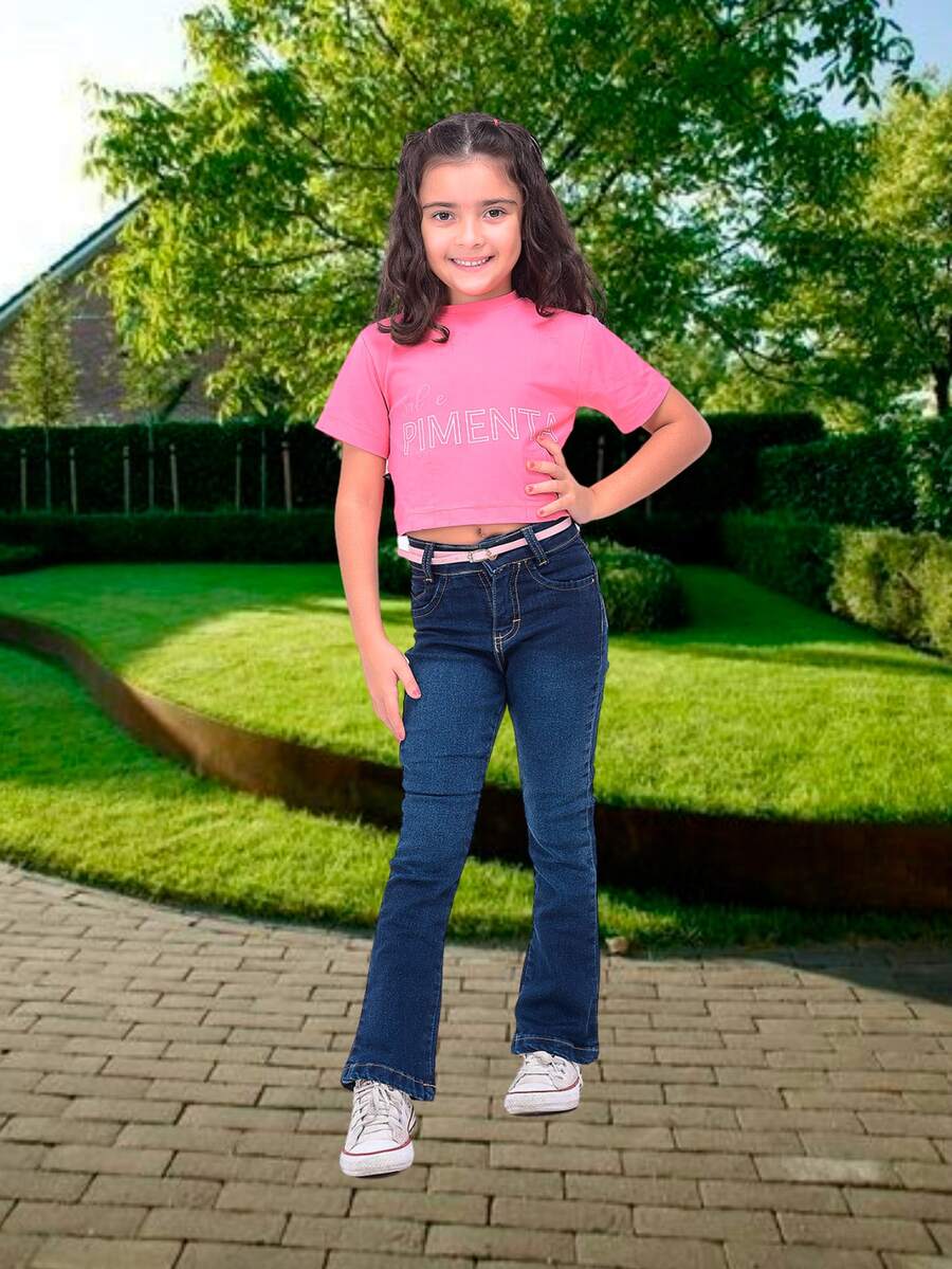 Girls Jeans - Dark Wash - View 1