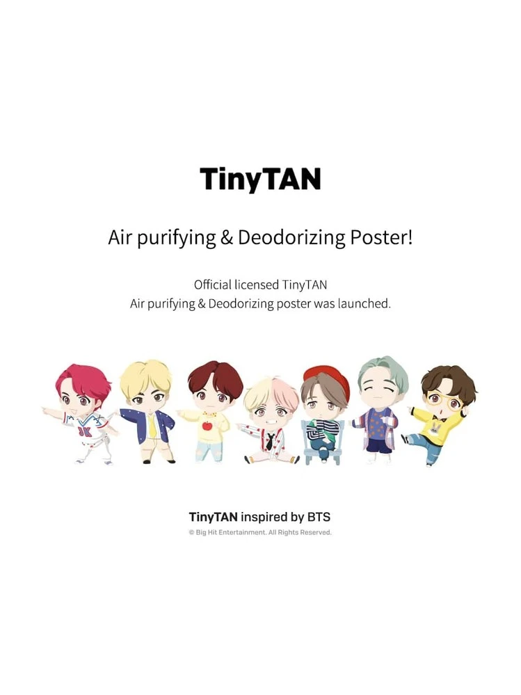BTS TinyTAN MIC Drop #2 - Air Wall Poster【Official Licensed