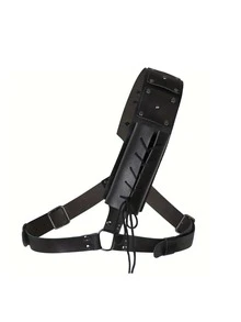 1pc Celtic Warrior Pu Leather Back Belt Sword Sheath, Suitable For Movie, Photography, Drama Performances, Cosplay, Stage Costumes - Black - View 3