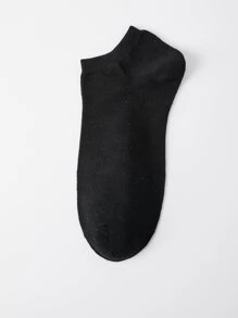 1/2/5/10/15/20/30 pares de calcetines cortos negros simples y versátiles para hombre, talla grande, sueltos, transpirables y cómodos para uso diario