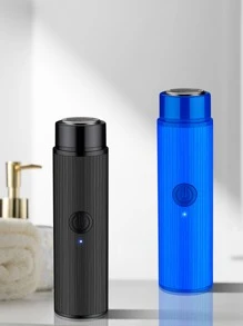1pc Portable Mini Electric Shaver For Men, Usb Rechargeable And Waterproof, Perfect For Outdoor Travel
