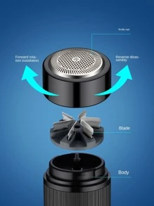 1pc Portable Mini Electric Shaver For Men, Usb Rechargeable And Waterproof, Perfect For Outdoor Travel