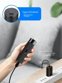 1pc Portable Mini Electric Shaver For Men, Usb Rechargeable And Waterproof, Perfect For Outdoor Travel