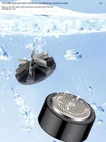 1pc Portable Mini Electric Shaver For Men, Usb Rechargeable And Waterproof, Perfect For Outdoor Travel