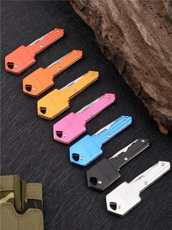 1pc Mini Key Folding Knife Pocket Folding Knife Wild Survival Key Knife