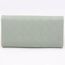 Green Summer New Japan And South Korea Fresh And Simple Fashion Personality Hardware Leaf Pendant Plaid Buckle Women's Clutch Bag Clamshell Large Capacity Women's Simple Folding Multi-Card Women's Clutch Bag Waterproof Lightweight College Fashion High School University Women's Wallet Business Casual For Women Wallet Purse Wallet Long Wallet