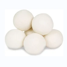 XL Premium Natural Wool Dryer Balls - Replace Dryer Sheets & Fabric Softener - Laundry Balls For Dryer - White - View 8
