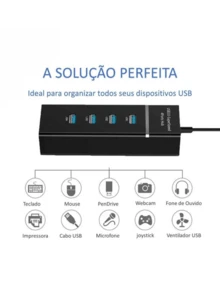 USB Hubs - Negro - Ver 3