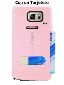 Guardful Heavy Duty Case With Card Holder For  Q10 2015 - Pink - View 3