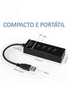 USB Hubs - Negro - Ver 4