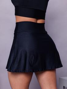 Women Sports Skirts & Skorts - màu đen - Xem 2