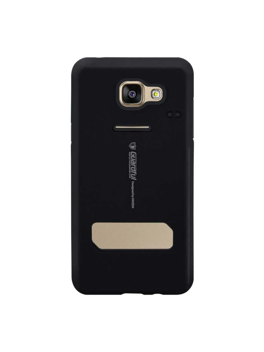 Funda Guardful Uso Rudo con Tarjetero para Galaxy A7 2016 - Negro - Ver 1