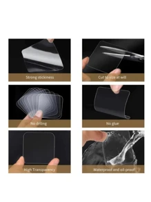 8pcs High Viscosity Traceless Double-sided Tape
