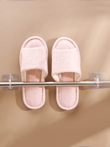 6入組透明自粘窗簾竿支架 - 無色 - 查看 5