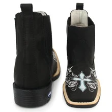 Django Women Fashion Boots - 黑色 - 查看 5