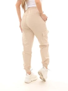 Women Jeans - 黑色 - 查看 5