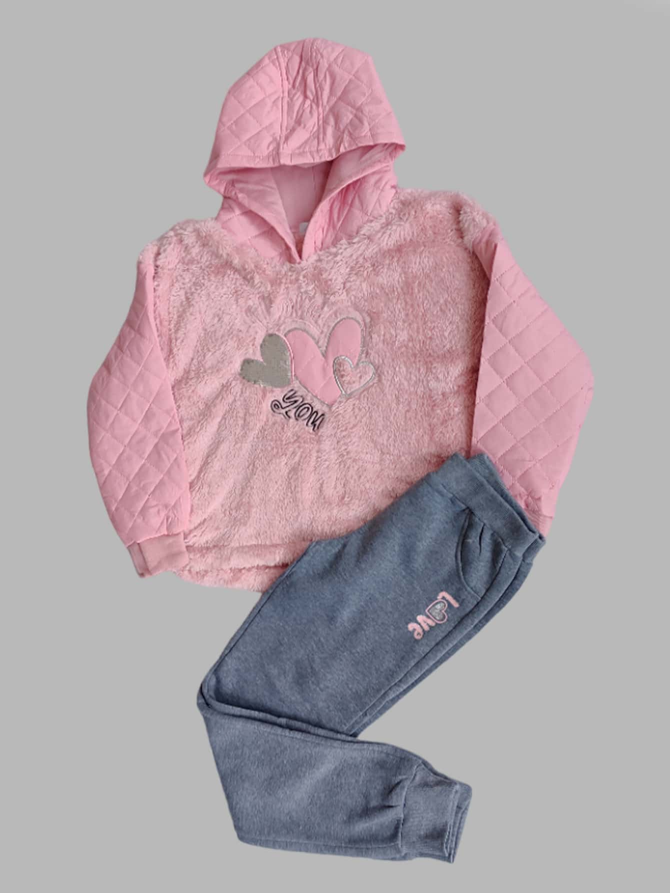 CONJUNTO PARA NIÑA - Gris - Ver 1