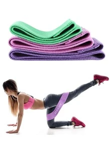 Bandas De Resistencia Deportivas Para Ejercitarse 3 Piezas 3 NIVELES DE FUERZA - Multicolor - Ver 1