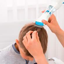 Peine Eléctrico Quita Piojos Aspiradora Para Liendres - Blanco - Ver 2