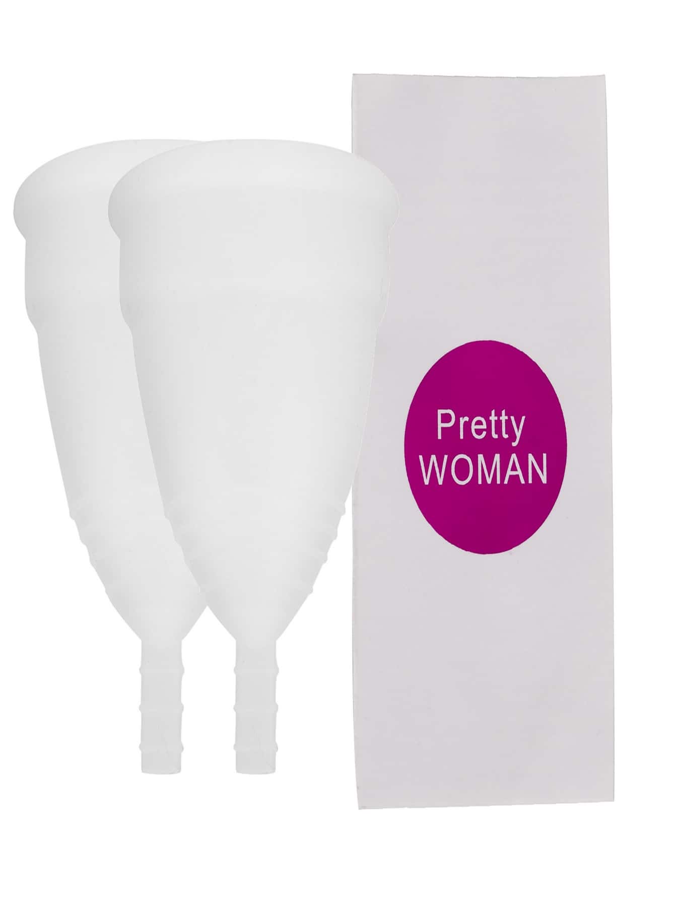 Copa Menstrual Silicona Médica Limpieza - Blanco - Ver 1
