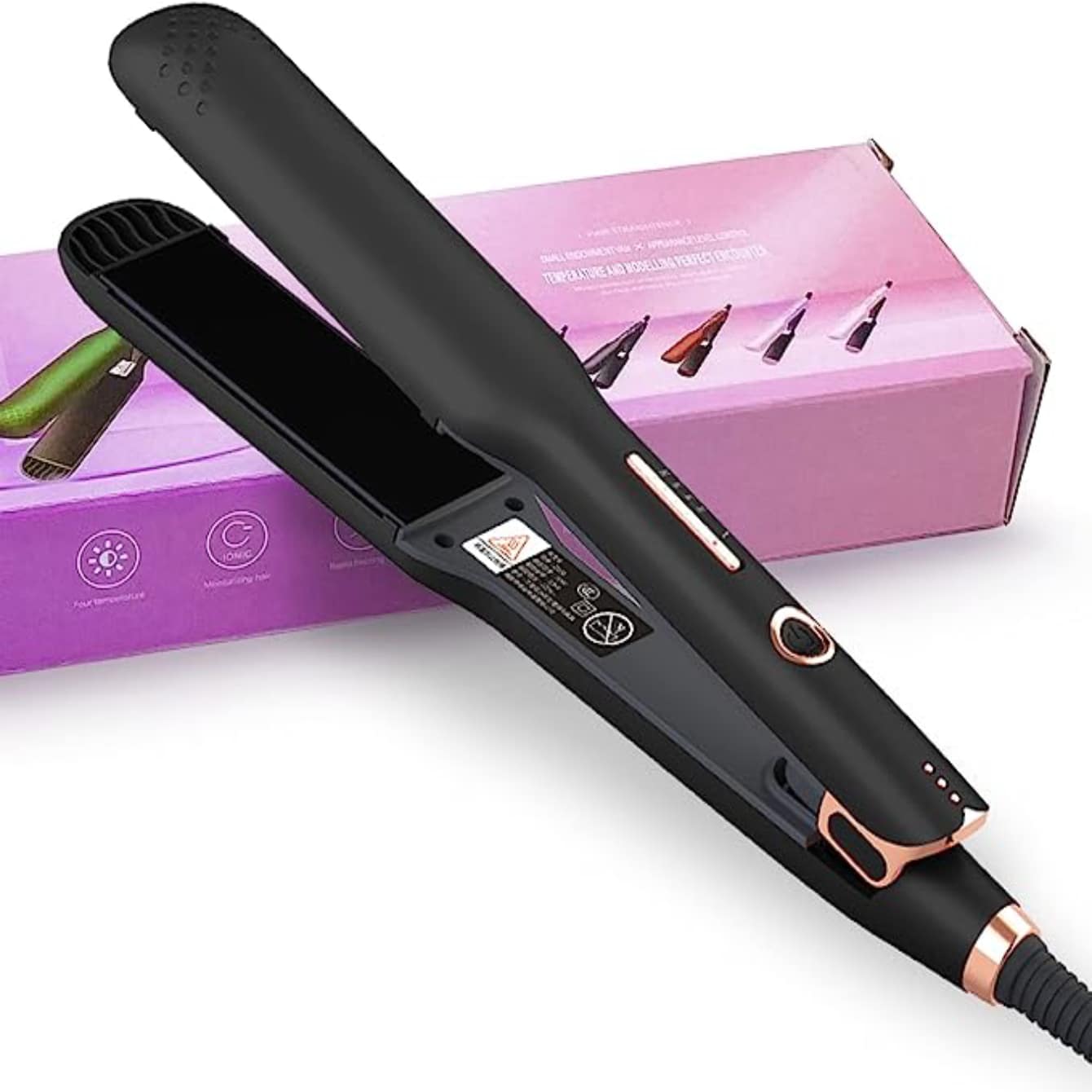 plancha para el cabello - Negro - Ver 1