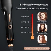 plancha para el cabello - Negro - Ver 3