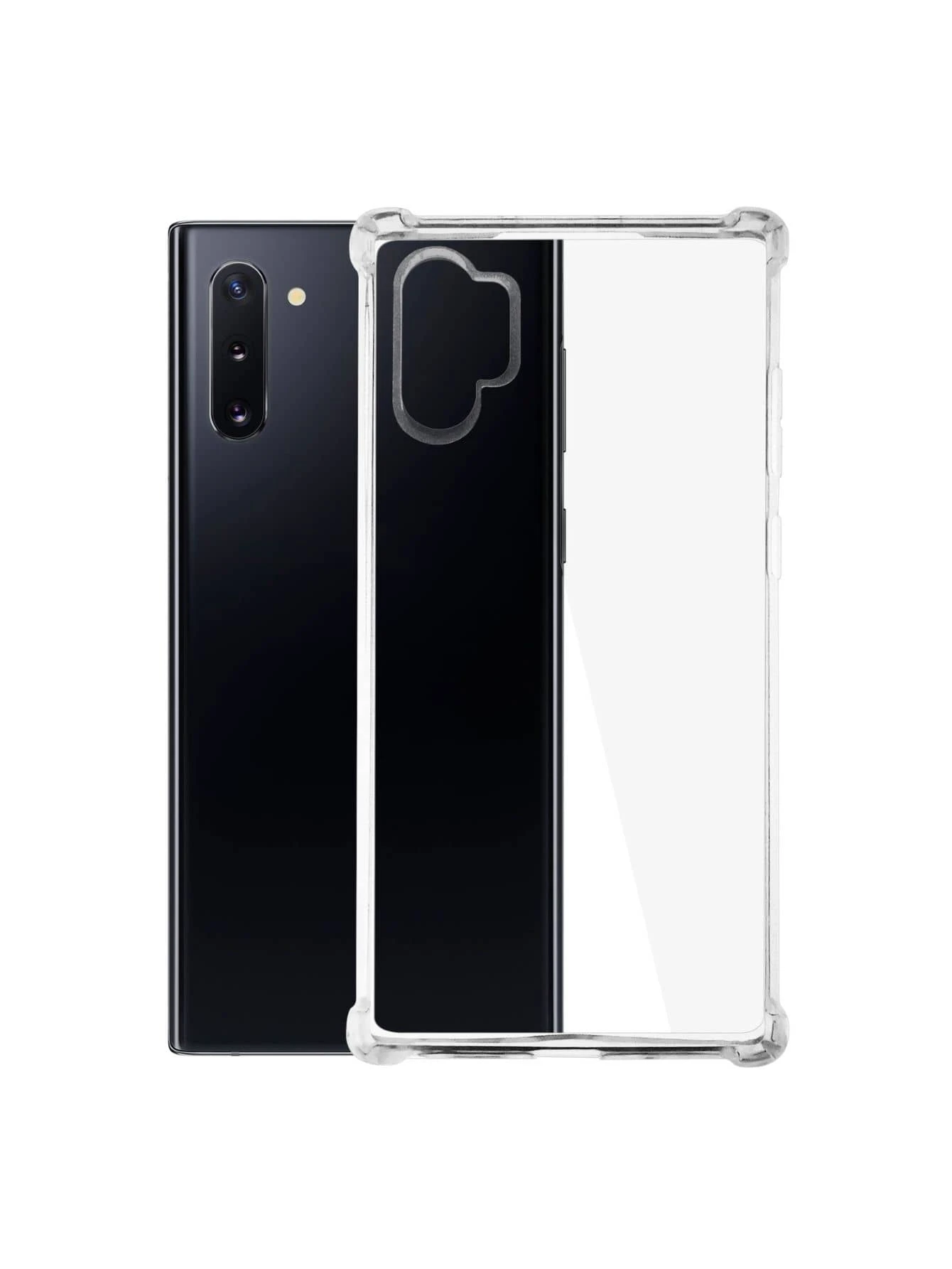 Funda Case Uso Rudo Transparente Para Galaxy Note 10+ Air Cushion - transparente - Ver 1
