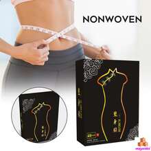 40pcs/Box Navel Stickers Slim Patch Fat Burning Lose Weight Belly Paste Belly Shaping Stickers Effective Weight Loss - Black - View 3