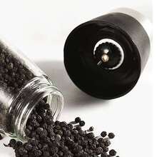 Large Glass Salt And Pepper Mill - Clear - View 2