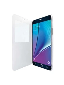 Funda Slim View Flip Cover Para Galaxy A3 2016 - Blanco - Ver 3