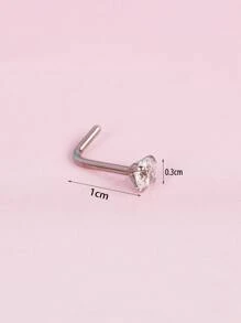 Nouveau-Arrivé Mini Zircone Perçant Os Clou En Acier Inoxydable Bijou Piercing Pour Nez Avec style