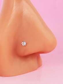 Nouveau-Arrivé Mini Zircone Perçant Os Clou En Acier Inoxydable Bijou Piercing Pour Nez Avec style