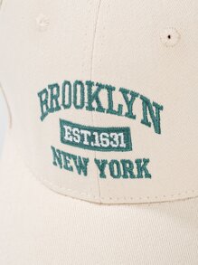 Gorra De Béisbol Bordada Para Mujer, Gorro Con Protección Solar Para Exteriores, Tapa Dura De Moda, Ala 3d, 2 Uds. - Multicolor - Ver 3