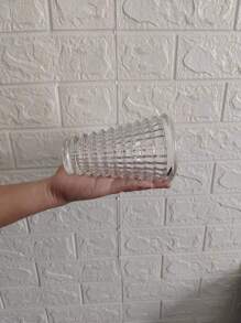 1 件透明玻璃花瓶，插花容器，适用于家居装饰、家居装饰、花瓶、餐桌装饰 - 無色 - 查看 8