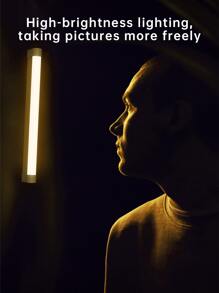 便攜式攝影補光燈有三種模式:白光、暖光和自然光。用於現場自拍攝影手持補光。 - 彩色 - 查看 7