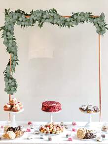 1 pieza Enredadera artificial con hojas de eucalipto y sauce para decoración de fiestas, bodas y reuniones en el hogar, Día de San Valentín, regalos, plantas falsas