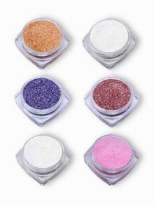 Polvo azucar decoración de uñas efecto en polvo sugar para el arte de uñas Gama B - Multicolor - Ver 2