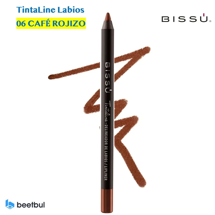 Bissu Bissú Delineador TintaLine Labios 06 Café Rojizo - Café - Ver 1