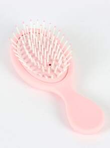 1 Máy Tính Di Động Vintage Đệm Không Khí Lược Nhựa Massage Da Đầu & Dụng Cụ Tạo Kiểu Tóc, 14 Cm X 6 Cm - Hồng - Xem 2